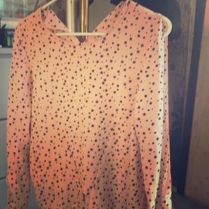 Shirt with zip up back